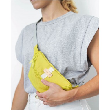 MULINU - Bauchtasche | Hipbag HENNES S Wasserfest Lime