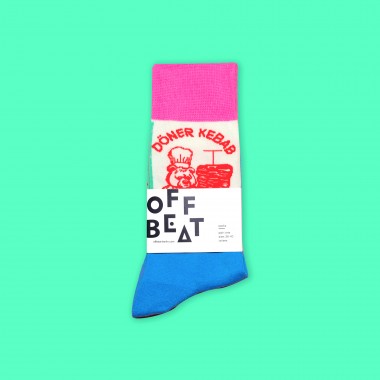 Berlin Bear Is Making Kebab Socken von Offbeat