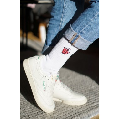 Beerpong | Bestickter Bio Baumwoll Socken