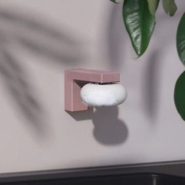 Magnetischer Seifenhalter aus Beton - von Grellroth Design