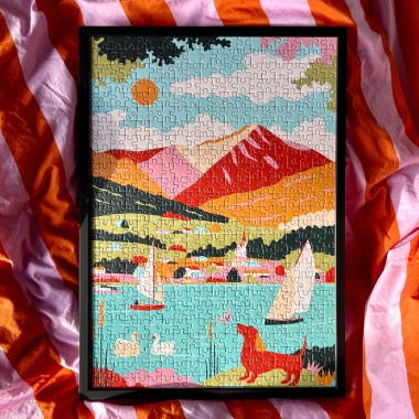 Das Puzzle Kollektiv - Puzzle "Scheena Gruaß" 500 Teile