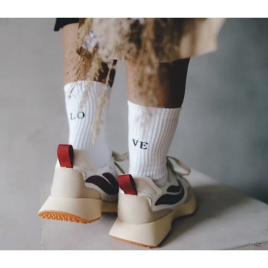 LO VE oder VE LO Socken