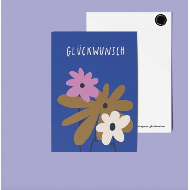 Girls in Motion Glückwunsch Postkarte A6