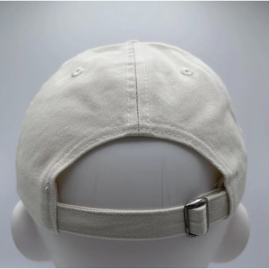 titti bene - Unisex Dad Cap in Cream & Purple - arrel