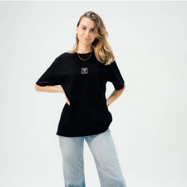 "don't be racist" - unisex oversized T-Shirt - black