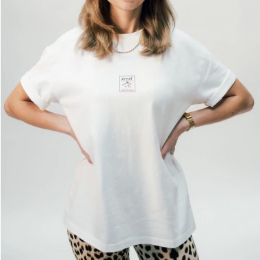 "don't be racist" - unisex oversized T-Shirt - white