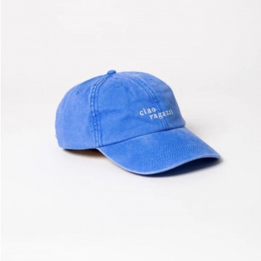 ciao ragazzi Dad Cap - vintage blue & white - arrel