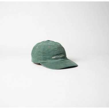Dog Life Balance Premium Cord Dad Cap - Green & Cream