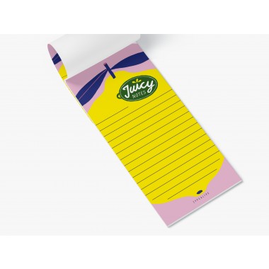 Notizblock "schmal", 3er Set / Juicy Notes