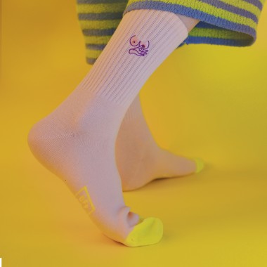 Gerippte Brust Socken von Offbeat