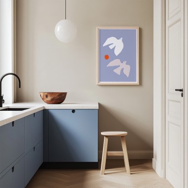 Sailing Birds Poster | A4, A3, A2