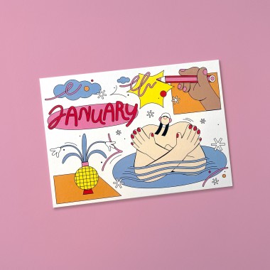 Anne Albert – Monatskarten – Set – A6