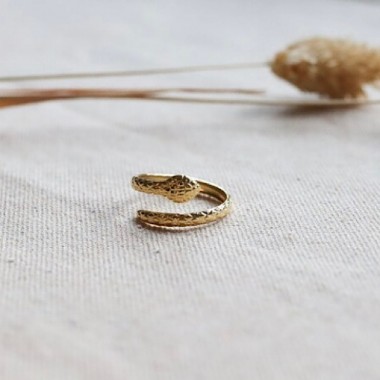 Anoa Ring Schlange Schlangenring Gold 
