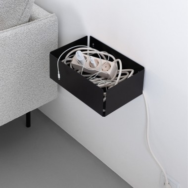 Charge-Box Ladestation Lichtgrau / Filz Marble Meliert