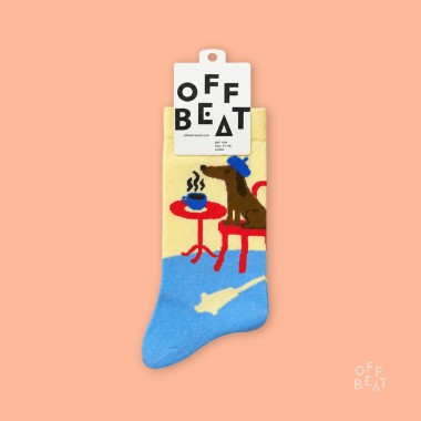 Café Dog Socken von Offbeat