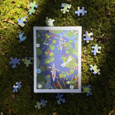 Das Puzzle Kollektiv - Puzzle "Canopy Canoeing" 99 Teile Mini