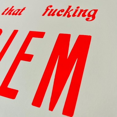 CARPE that fucking DIEM Letterpress von papelami