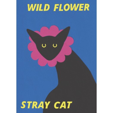 Wild flower, stray cat - Print von Lavanda Posters