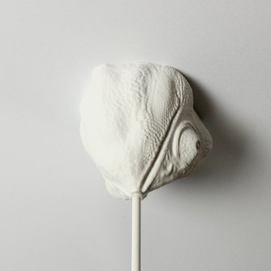 canopie® - Lampenbaldachin - Chamäleon Gipsweiß