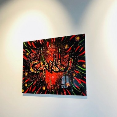 Chilli 
Fine Art Acryl Bild