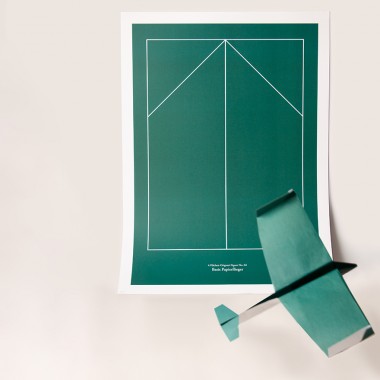 Origami Print Papierflieger von Christina Pauls