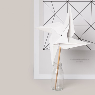 Origami Print Windrad von Christina Pauls