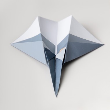 Origami Poster Papierdüsenflieger, mehrfarbig, von Christina Pauls