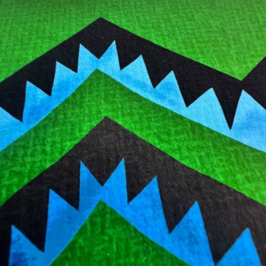 Pattern Kunstdruck / Gicléeprint / Kilim Classic grün