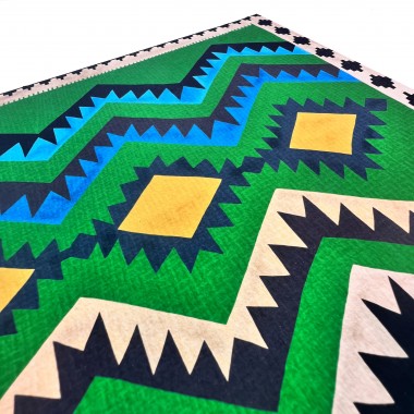 Pattern Kunstdruck / Gicléeprint / Kilim Classic grün