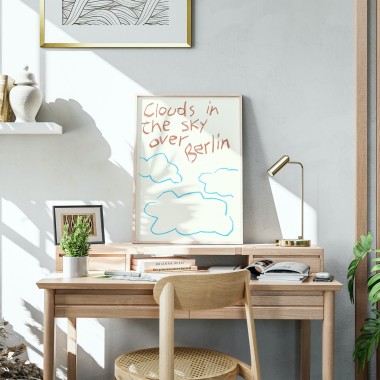 Clouds in the sky over Berlin – Print von Lavanda Posters