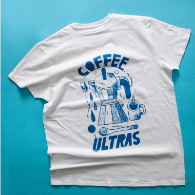 Martin Krusche - T-Shirt White »Coffee Ultras«