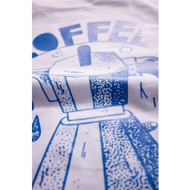 Martin Krusche - T-Shirt White »Coffee Ultras«