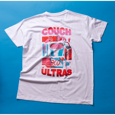 Martin Krusche - T-Shirt white »Couch Ultras«