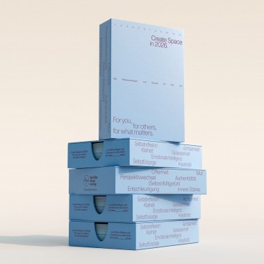 Abreisskalender »Create Space in 2026.« For you, for others, for what matters.