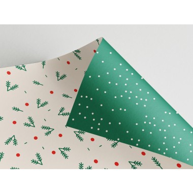 Designfräulein // Geschenkpapier-Set Weihnacht// Dekopapier A3 // Colourful Pattern 