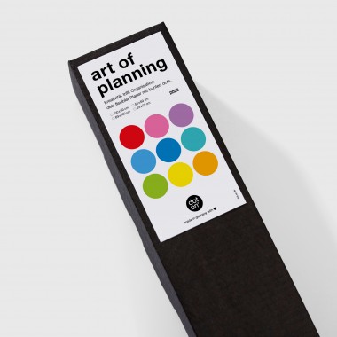dot on Jahresplaner 2026 mit Klebepunkten · 100x69 cm · rainbow edition