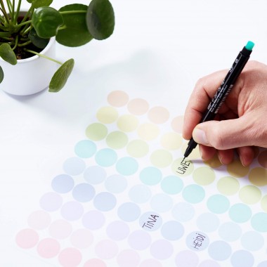 dot on half rainbow · Halbjahresplaner 2027 mit Klebepunkten · 50x69 cm