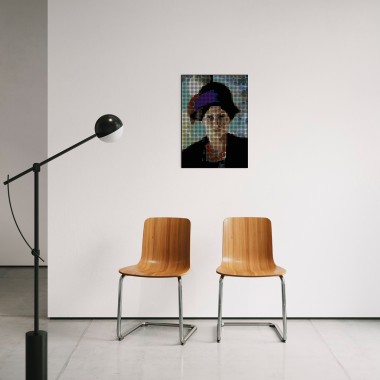 dot on Pixelart - Kleben nach Zahlen mit Klebepunkten / macke 50x70 cm