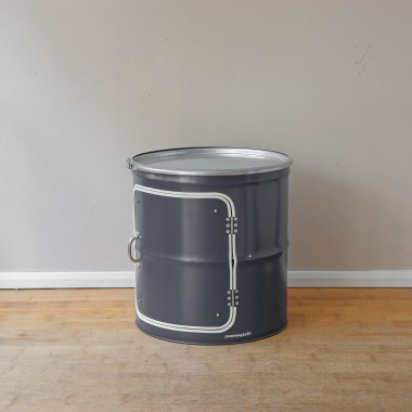 Lockengelöt - Schränk Medium Hausbar - 2/3 Barrel Bar aus einem Ölfass