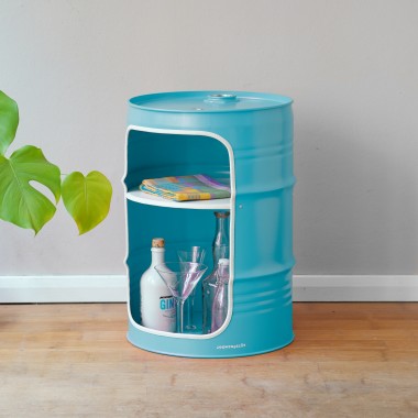 Lockengelöt - Minibar aus Hamburger Ölfässern