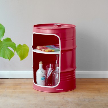 Lockengelöt - Minibar aus Hamburger Ölfässern