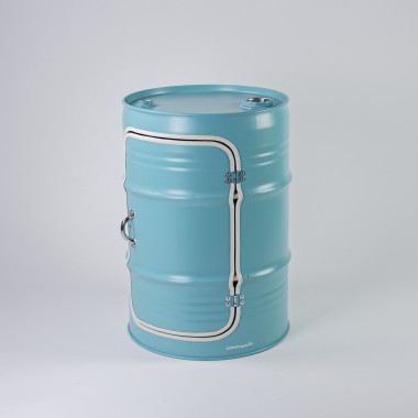 Lockengelöt - Minibar mit Tür - aus Hamburger Ölfässern