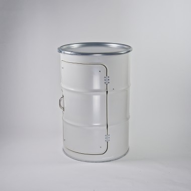 Lockengelöt - Büroschrank aus einem Hamburger Ölfass