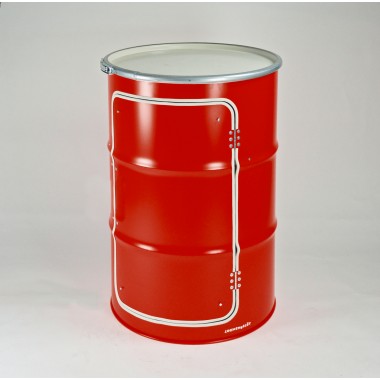 Lockengelöt Hifi-Schränk, der Media-Schrank aus einem Ölfass