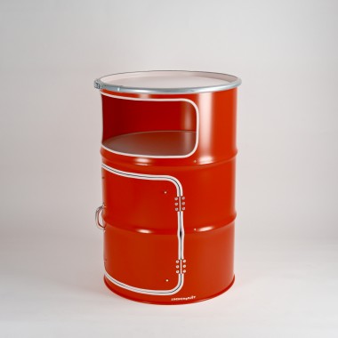 Ölfassschrank mit offenem Fach von Lockengelöt