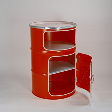 Ölfassschrank mit offenem Fach von Lockengelöt