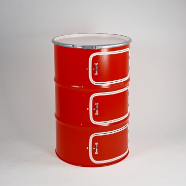 Lockengelöt - Dreitürer aus einem Ölfass