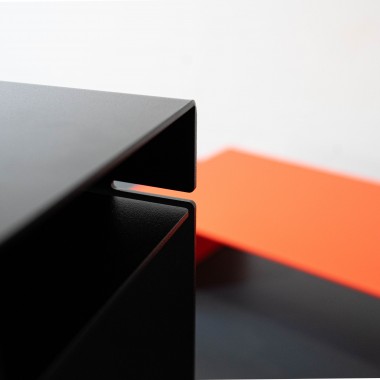 lattn® | Beistelltisch ST8 Schwarz