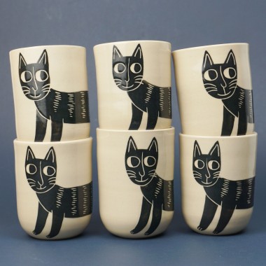 Katzen Becher