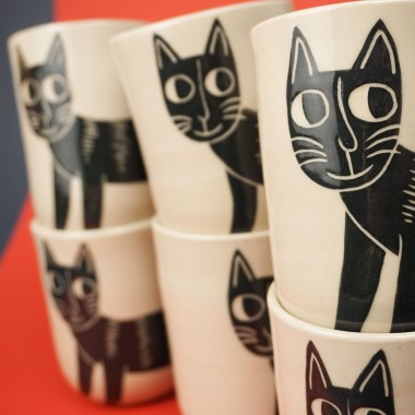 Katzen Becher